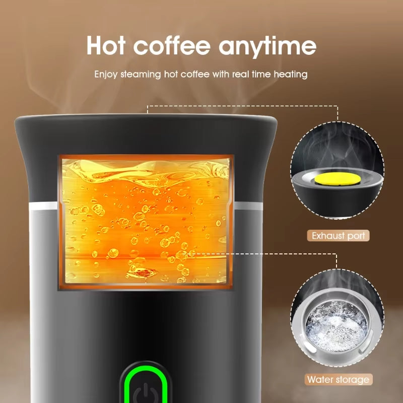 Youpin Coffee Machine Wireless Electric Portable Espresso 3 in 1 Espresso Coffee Maker Capsule Powder for Car Camping New